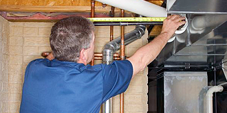 ASAP Home Inspections - Inspecting hot water pipes.
